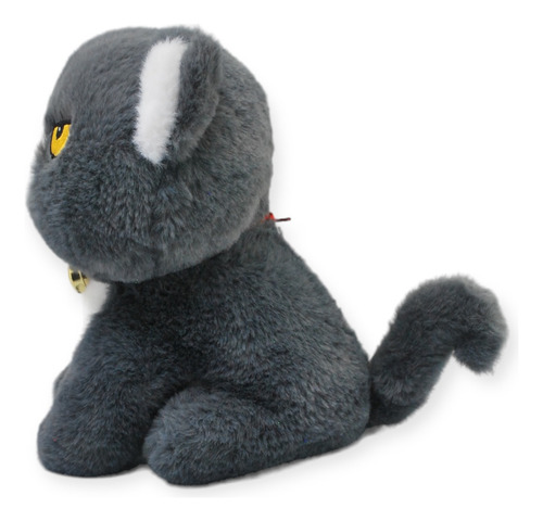 Peluche Gato Refunfuñon Gris Gde Ranizzima