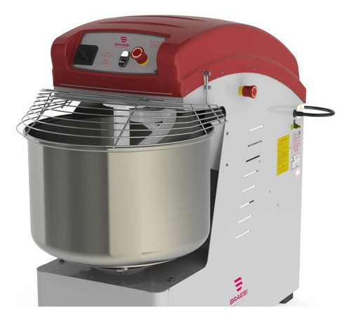 Masseira Espiral Aes-60/1 2 Velocidade 60l Braesi 380v Trif.