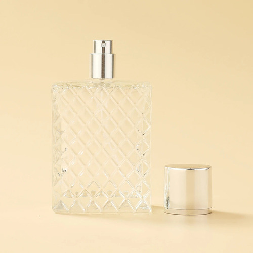 Botella Dispensadora De Perfume De Vidrio 2 Unidad 100ml Color Fix