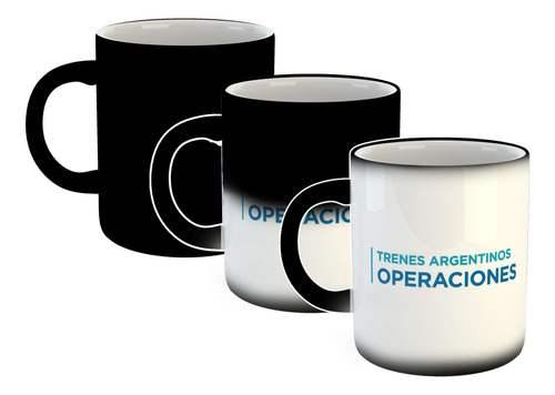 Taza Magica Trenes Argentinos Logo Operaciones