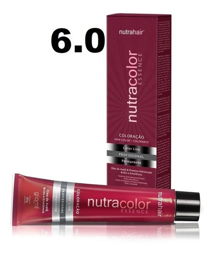  Coloração Nutra Color 6.0 Louro Escuro 60g - Nutra Hair