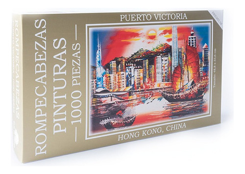 Rompecabezas Pinturas Puerto Victoria 1000 Pc