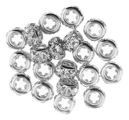 Perla Separadora De Diamantes De Imitación De Cristal, 20 Un