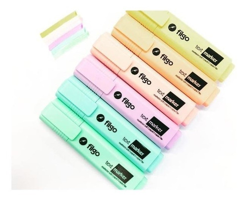 Resaltador Pastel Filgo (resaltadores X 6un.) Vs Colores