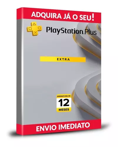 Cartão Psn Plus Extra 12 Meses Brasil Assinatura Gift Card - Desconto no  Preço