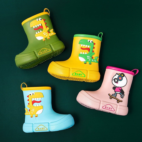 Nuevo Modelo De Bota De Lluvia Infantil Con Diseños De