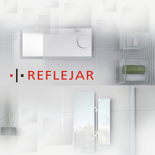 Espejo Rectangular Satinado Biselado Reflejar Baño 60x40
