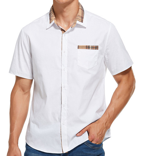 Camisas, Solapas De Verano, Monos, Algodón Cunshan