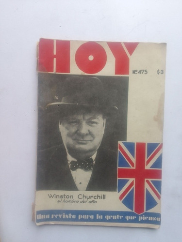 Antigua Revista Hoy Numero 475 26 Diciembre 1940 Churchill