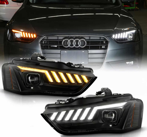 Faros Doble Led Tipo 2021/22 Audi A4 S4 2013 2014 2015 2016 