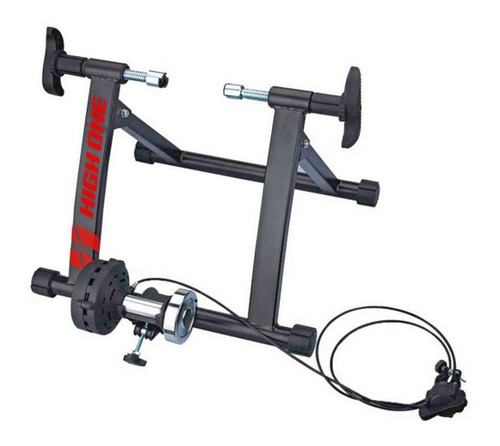 Imagem 1 de 3 de Rolo Treino Bicicleta Ciclismo High One Em Aço Com 5 Ajustes