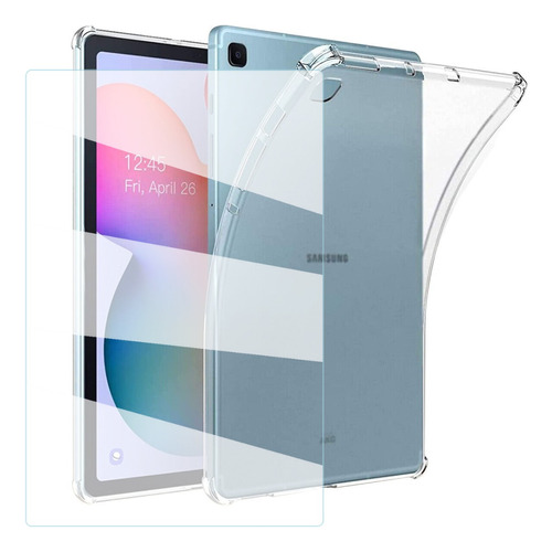 Mica + Funda Para Samsung Galaxy Tab S6 Lite Tpu Flexible