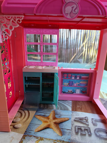 Casita Barbie Con Horno, Heladera, Bañera Y Ducha (Usado)