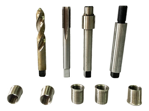 Kit Reparacion Rosca Metrica Bujia,hss Broca Grifo Tang