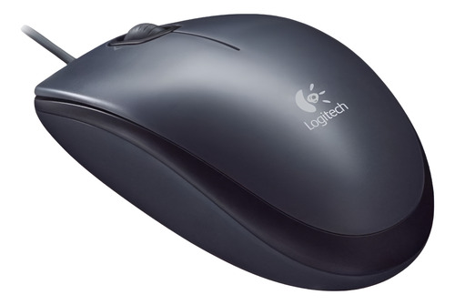 Mouse Logitech Usb M100 Com Fio Preto
