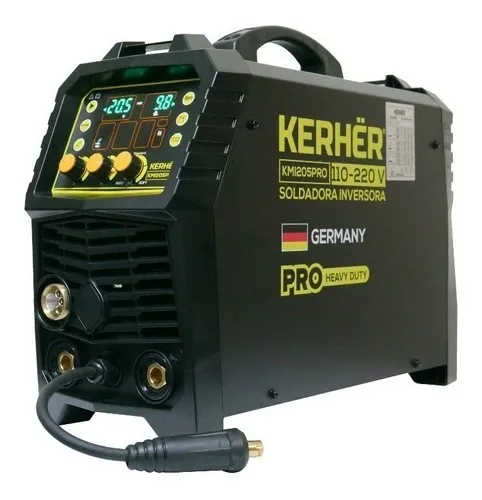 comprar Soldadora Inversor Multiprocesos Mig\u002FMma\u002FTig 200 amp Kerher Kmi205pro 127V