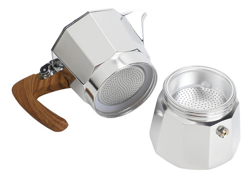 Cafetera Moka Pot De Aluminio Para Estufa Resistente Al Calo