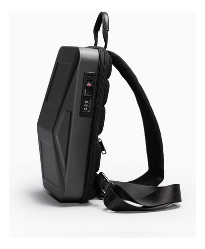 Bandolera Cybersling De 7 Litros (gris): Carga Usb Versátil,