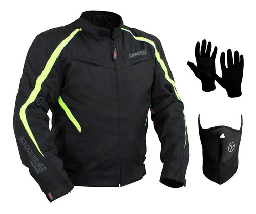 Campera Moto Samurai Monaco Impermeable + Regalos - Fas