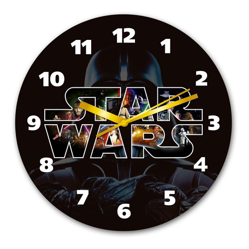 Star Wars La Guerra De Las Galaxias Reloj De Pared