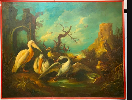 Oleo Antiguo Fina Obra Alberto Spinzio (Usado)