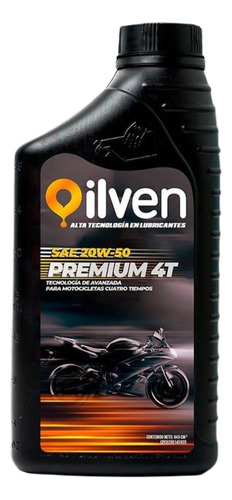 Aceite Lubricante Mineral Para Motos 4 Tiempos Oilven 1lt