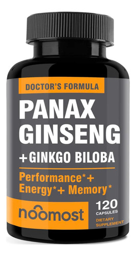 Ginseng Coreano + Ginkgo Biloba