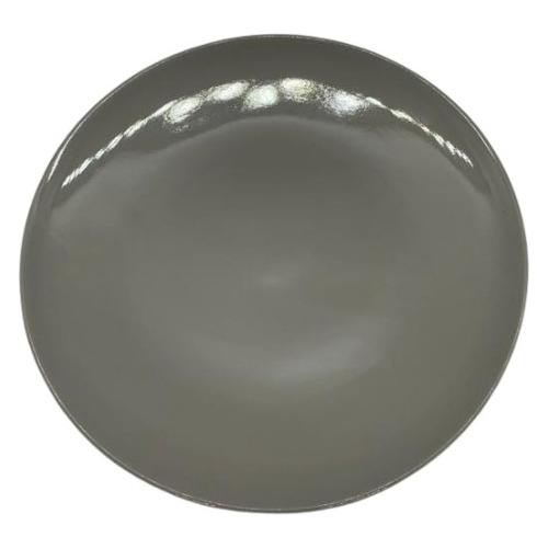 Plato Postre Melamina Gris 20cm X6 Unidades