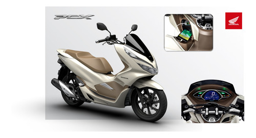 Imagen 14 de 25 de Honda Pcx 150 Scooter 2021 Modelo Dlx Nuevo - Power Bikes