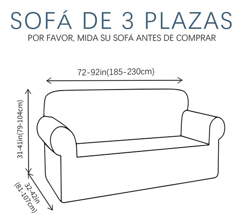 3 Plazas 360° De Cobertura Total, Funda Elástica Impermeable