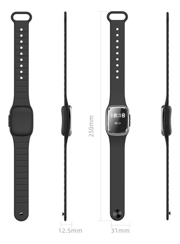 Car Pulsera Repelente De Mosquitos Portátil Con Hora Digital