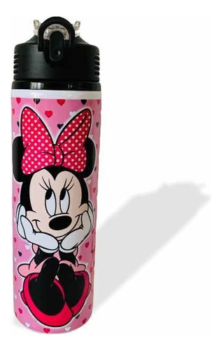 Cilindro Para Agua Minnie Mouse Color Rosa Chicle