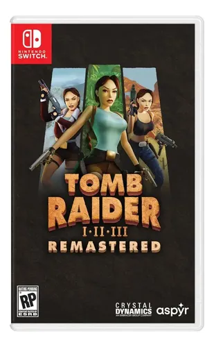 Tomb Raider I Iii Remastered Starring Lara Croft Switch Midia Fisica