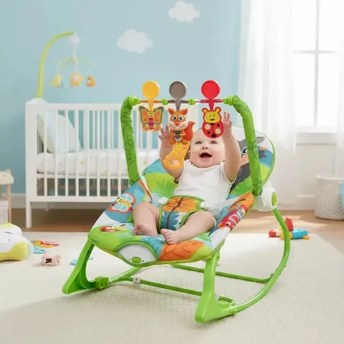 Silla Mecedora Vibración Onloop Eléctrica Musical 0-6 Meses