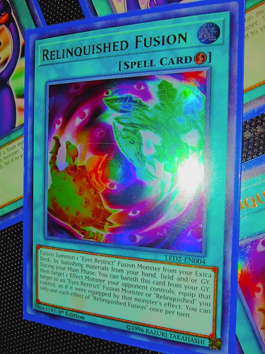 Yugioh! Relinquished Fusion Ultra Rare Led2-en004 1st