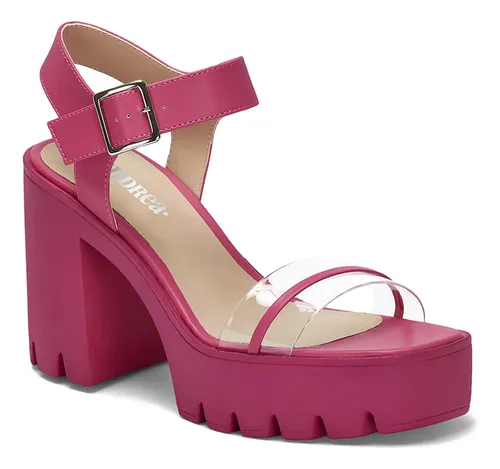 Zapatilla transparente andrea sale