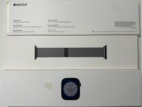 Apple Watch Series 8 Gps 45 Mm 2 Correas, + Caja Impecable