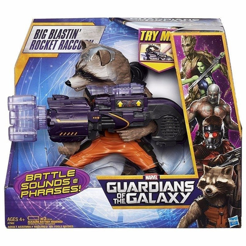 Marvel Guardians Of The Galaxy Big Blastin Rocket Raccoon