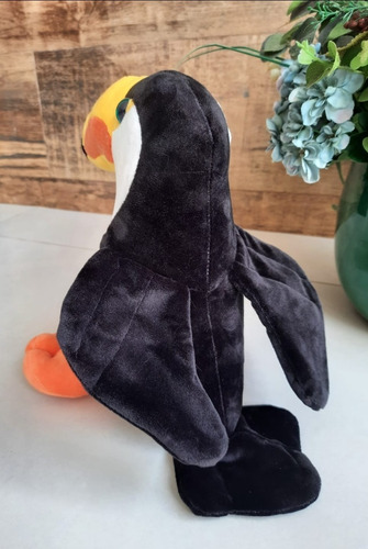 Tucano De Pelúcia Super Fofo Infantil Decoração