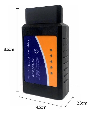 Escaner Automotriz Elm327 Bluetooth 5.1 Scanner V2.1 Obd2 Il