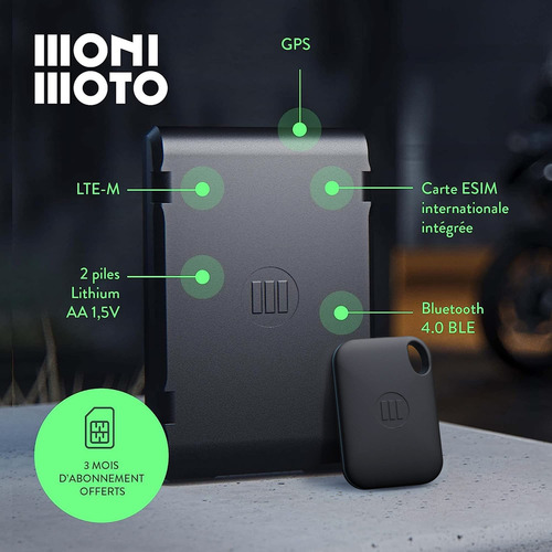 Monimoto 7 Plus 3 Edition Rastreador Gps Para Motocicleta