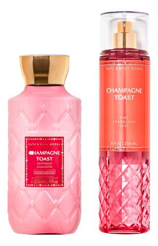 Champagne Toast Fragancia Y Crema Líquida Bath & Body Works