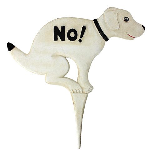 Design Toscano Letrero Para Césped Con Diseño De Perro Sin P
