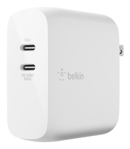 Imagen 2 de 5 de Belkin Wall Charger Boostcharge Usb-c 68w Gan