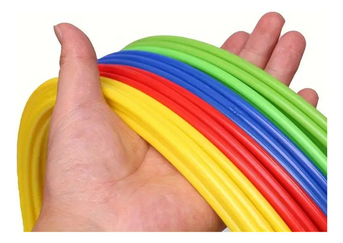 Set X10 Aros De Agilidad 50cm Entrenamiento Deporte Futbol