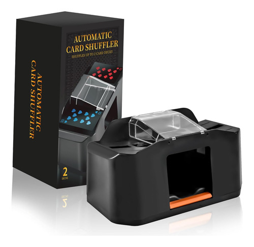 Uno Card Shuffler 2 Deck, 2000mah Batería Card Shuffler Reca