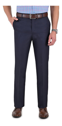 Pantalon Vestir Yale Regular Fit Sin Pinzas 1048.