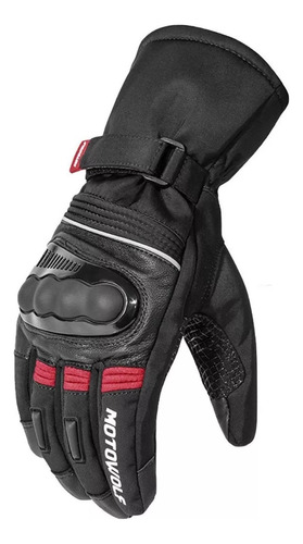 Guantes Abrigo Moto Waterproof Motowolf Invierno Calido 0318