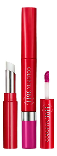 Labial Color Fix Duo Tattoo 36h Mate O Gossy Indeleble Esika Fucsia Diva
