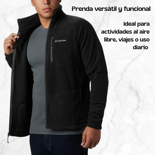 Campera Polar Columbia Micropolar Térmico Liviano Fast Trek